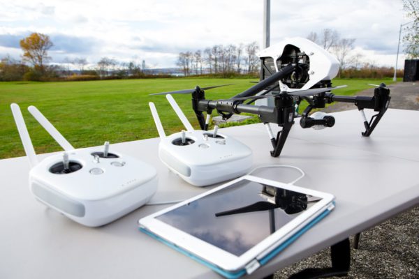 DJI Inspire flying under an ReOC